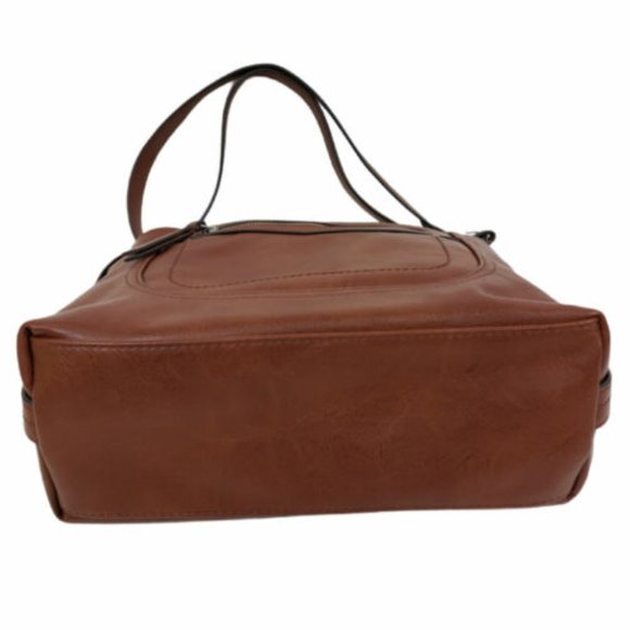 INC International Concepts Riverton Hobo Bag Brown Purse - Picture 3 of 12